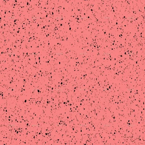 Coral background with black flecks