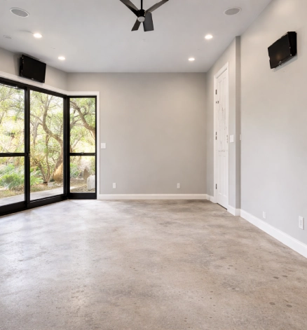 Before Rubber Gym Flooring Transformation