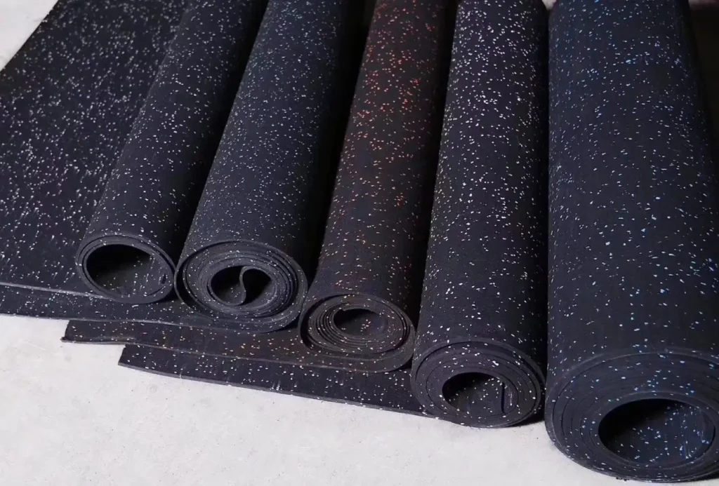 Anti-slip protective rubber rolls