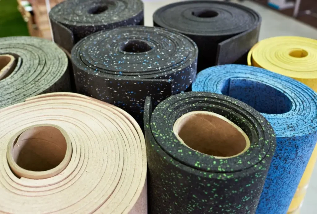 Types of anti-slip rubber crumb coatings